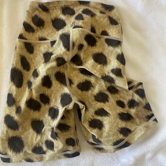 WEWOREWHAT LEOPARD BIKER SHORTS - Picture 2 of 5